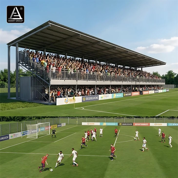 Stadium Steel Structure Grandstand with VIP Rooms